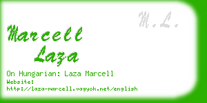marcell laza business card